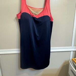 Women's Pink and Navy Swimsuit